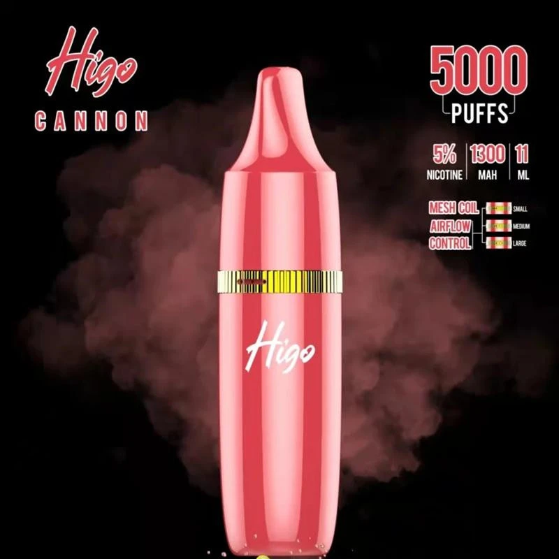 higo cannon 5000puffs