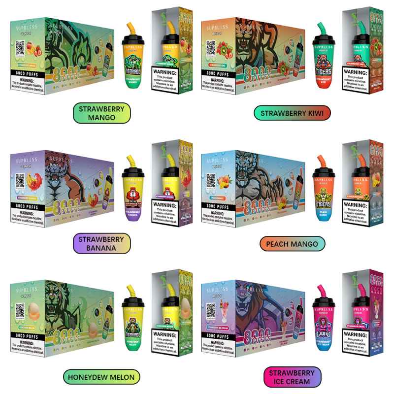 SUPBLISS BINGO 8000 puffs SUPBLISS BINGO 8000 puffs