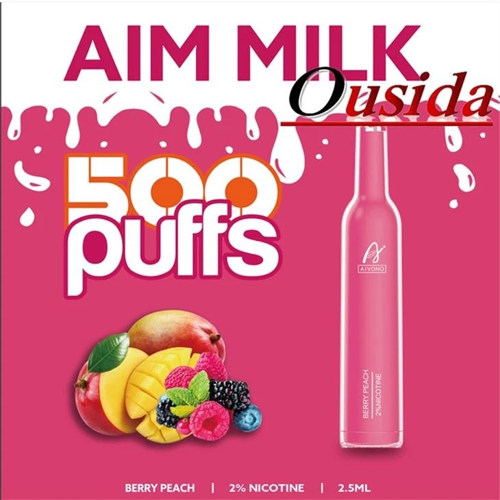 Одноразовий контейнер Aim Milk на 500 затяжок