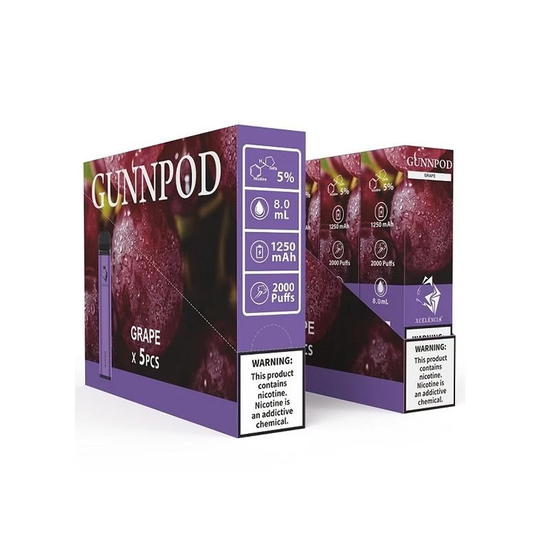 Gunnpod 2000 Puffs Одноразовий вейп