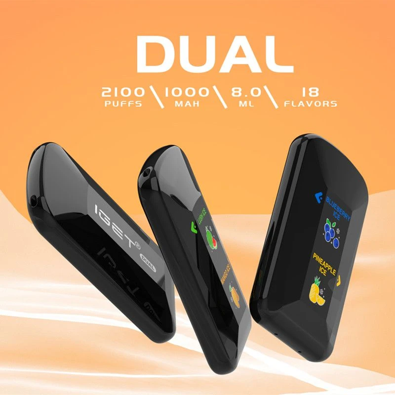 Одноразовий вейп Iget Dual 2100 Puffs