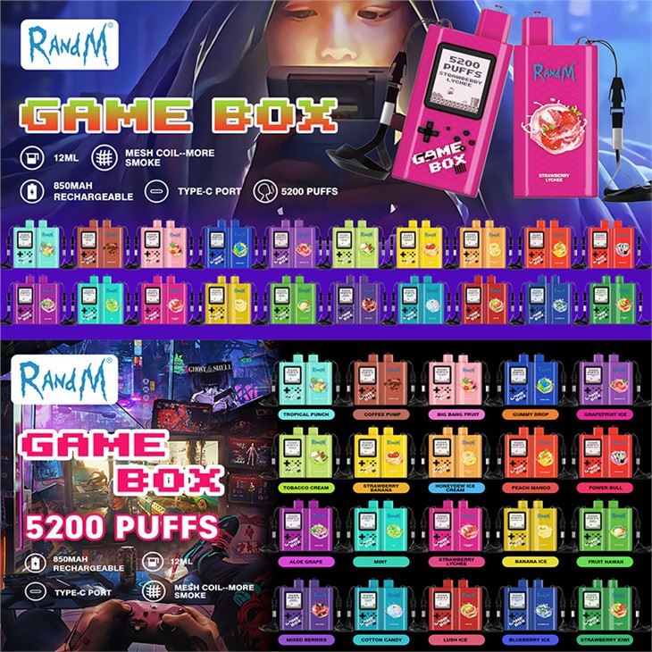 Електронна сигарета Randm Game Box 5200