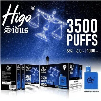 Одноразовий вейп Higo Sious 3500 Puffs