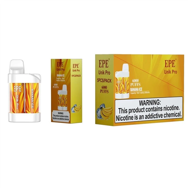 EPE_Unik_Pro_Rechargeable_Disposable_Vape_Device_Pen_Stick_with_banana_ice_flavor_