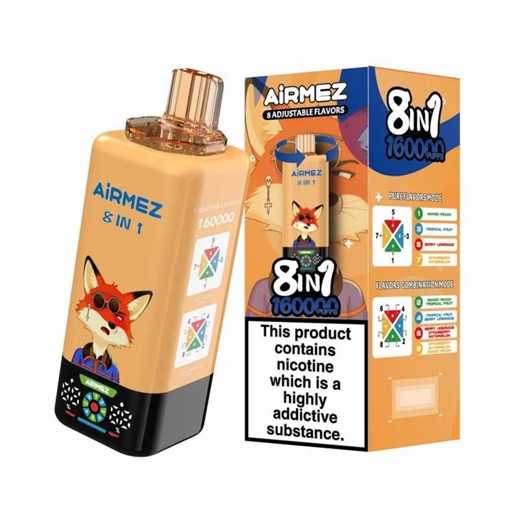 Airmez Fox 8IN1 160K Puffs Vape best
