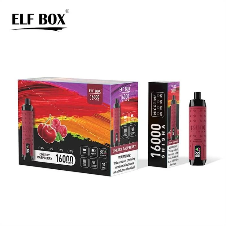 Одноразовий вейп ELF BOX SHISHA 16000