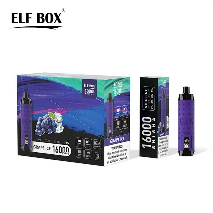 Одноразовий вейп ELF BOX SHISHA 16000 Puffs