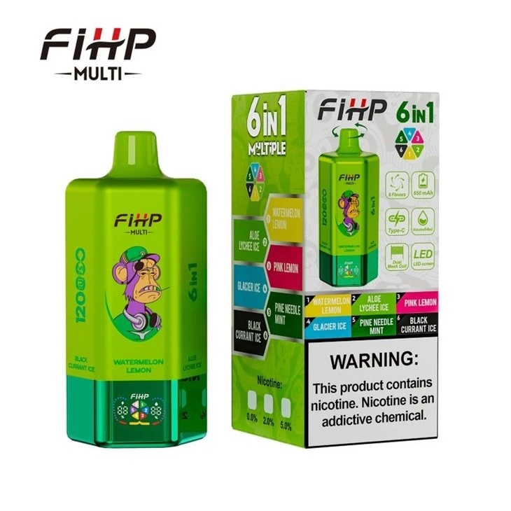 FIHP 6 in 1 120K Puffs Vape factory