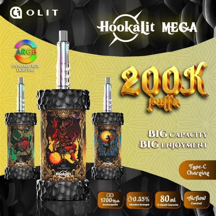 OLIT Hookalit Mega 200K high quality