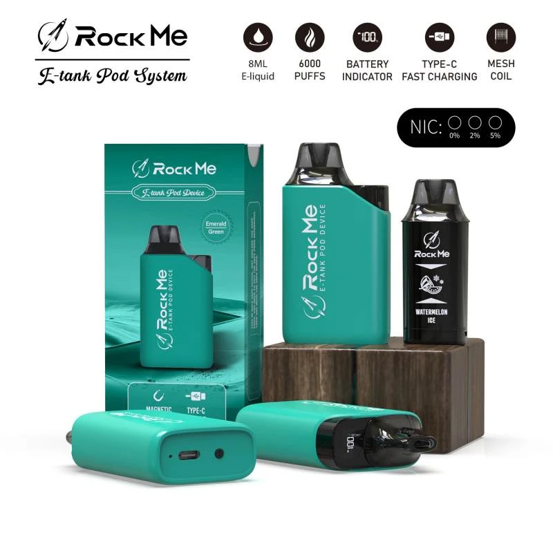 Rock Me E-TANK POD 6000puff