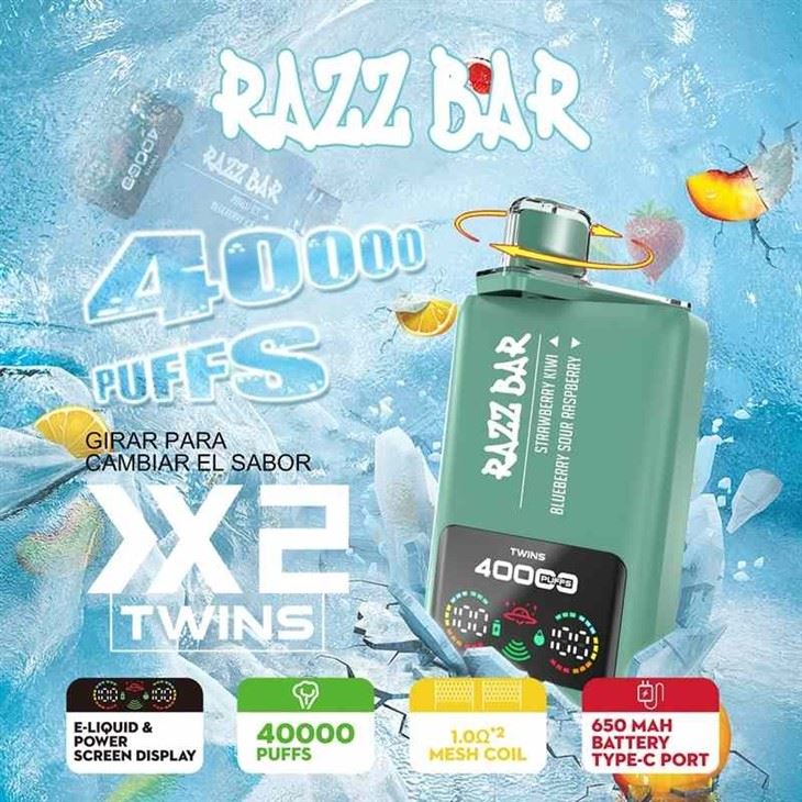 RAZZBAR 40K Dual Flavor best