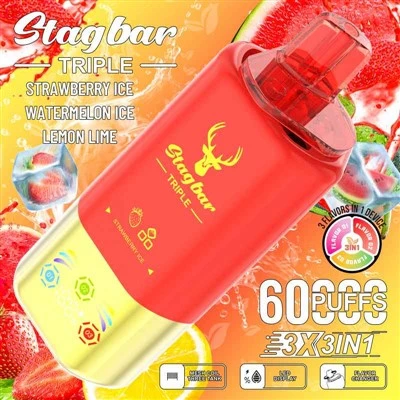 Stag bar triple 60000 3 в 1 аромат