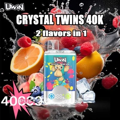 Кристал -близнюки Uwin 40000 Puffs подвійний смак vape