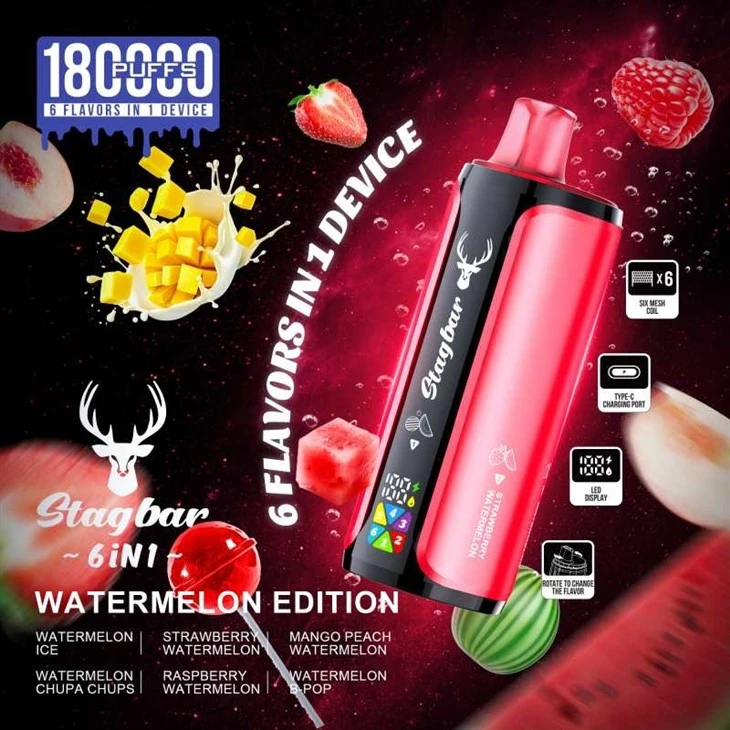 Stag Bar 180K 6in1 Vape high quality