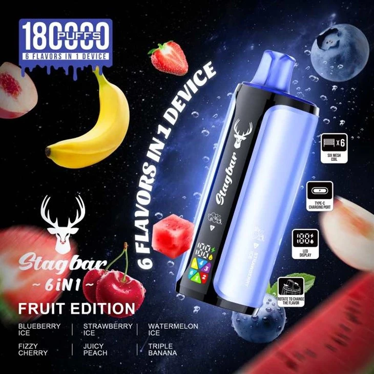 Stag Bar 180K 6in1 Vape high quality