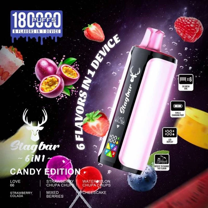 Stag bar 6in1 180000 Puffs 10