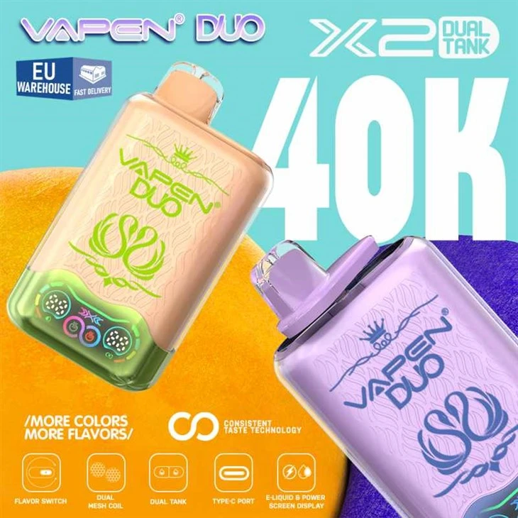 Vapen Duo 40000 Puffs подвійні ароматизатори
