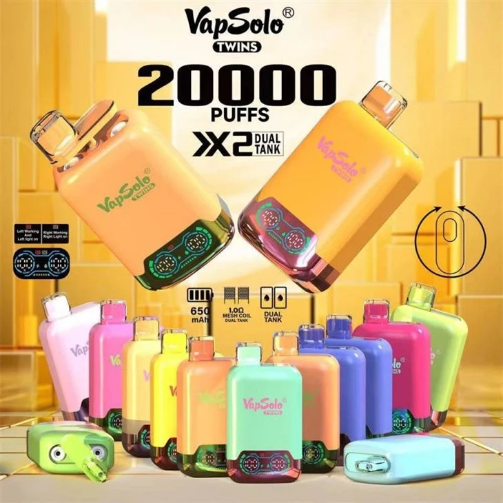 Одноразовий вейп VapSolo Twins 20K Puffs